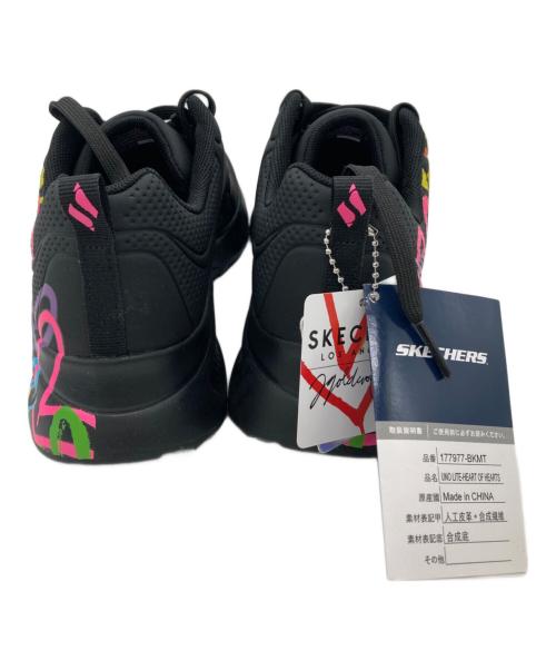 SKECHERS（スケッチャーズ）SKECHERS (スケッチャーズ) UNO LITE HEART OF HEARTS ブラック サイズ:23cm 未使用品の古着・服飾アイテム