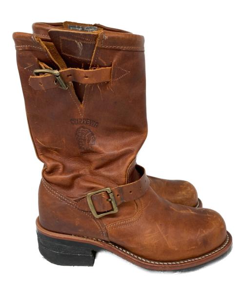 CHIPPEWA（チペワ）CHIPPEWA (チペワ) エンジニアブーツ ブラウン サイズ:5Eの古着・服飾アイテム