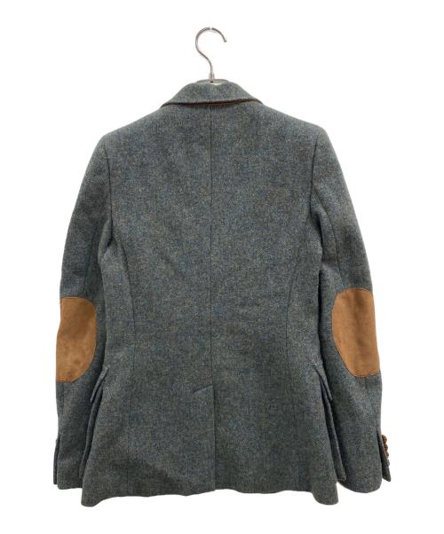 POLO RALPH LAUREN（ポロ・ラルフローレン）POLO RALPH LAUREN (ポロ・ラルフローレン) エルボーパッチテーラードジャケット グリーン サイズ:2の古着・服飾アイテム