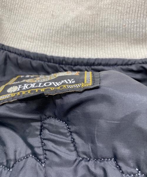 Holloway（ホロウェイ）Holloway (ホロウェイ) ウールスタジャン ブルー サイズ:Ｍの古着・服飾アイテム