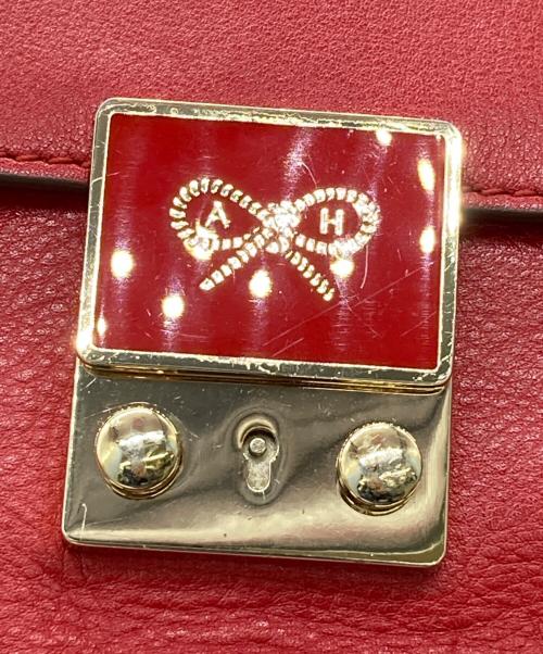ANYA HINDMARCH（アニヤ・ハインドマーチ）ANYA HINDMARCH (アニヤ・ハインドマーチ) 2WAYバッグ レッドの古着・服飾アイテム