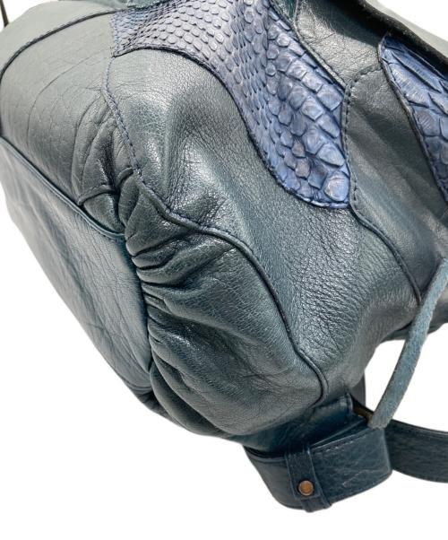 IBIZA（イビザ）IBIZA (イビザ) リュック ブルーの古着・服飾アイテム