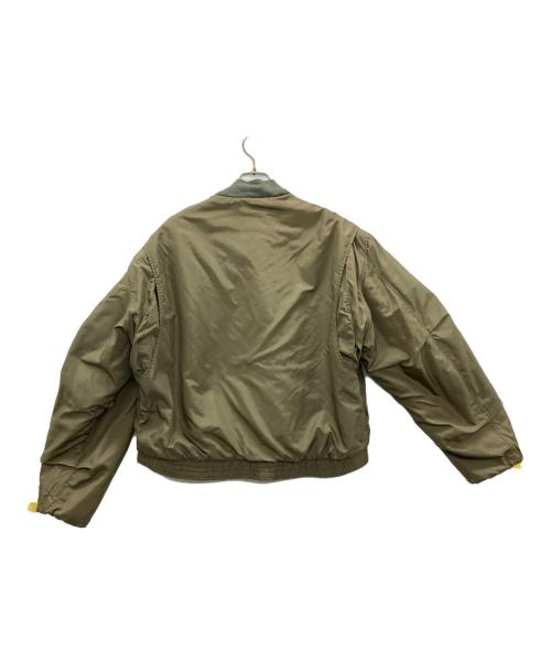 U'S NAVY（ユーエスネイビー）U'S NAVY (ユーエスネイビー) フライトジャケット オリーブ サイズ:Lの古着・服飾アイテム