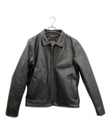 VANSON（バンソン）の古着「レザージャケット」｜ブラック
