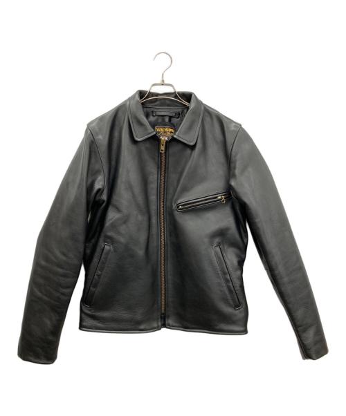VANSON（バンソン）VANSON (バンソン) レザージャケット ブラック サイズ:38の古着・服飾アイテム
