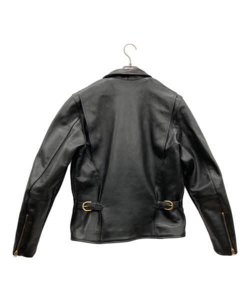 VANSON（バンソン）VANSON (バンソン) レザージャケット ブラック サイズ:38の古着・服飾アイテム