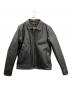 VANSON（バンソン）の古着「レザージャケット」｜ブラック