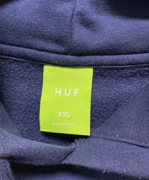 HUF（ハフ）HUF (ハフ) パーカー ネイビー サイズ:XXLの古着・服飾アイテム