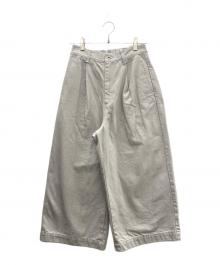 journal standard luxe（ジャーナルスタンダード ラックス）の古着「デニムパンツ」｜ライトグレー