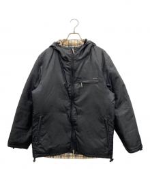 BURBERRY BLACK LABEL（バーバリーブラックレーベル）の古着「ダウンジャケット」｜ベージュ×ブラック