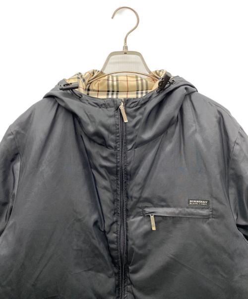 BURBERRY BLACK LABEL（バーバリーブラックレーベル）BURBERRY BLACK LABEL (バーバリーブラックレーベル) ダウンジャケット ベージュ×ブラック サイズ:SIZE Mの古着・服飾アイテム