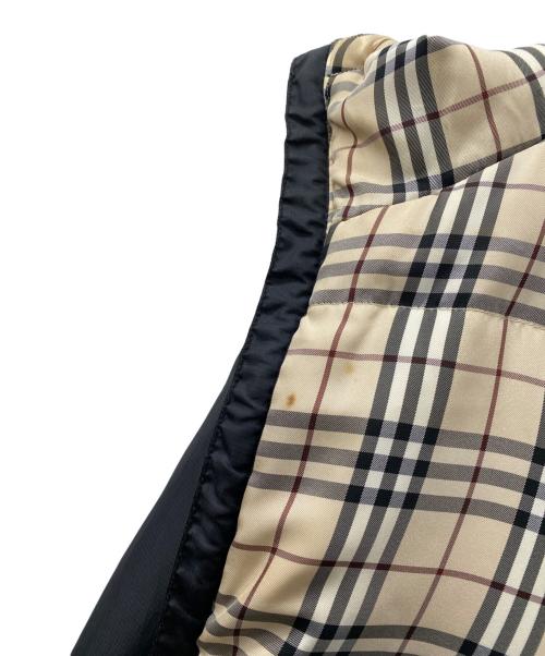 BURBERRY BLACK LABEL（バーバリーブラックレーベル）BURBERRY BLACK LABEL (バーバリーブラックレーベル) ダウンジャケット ベージュ×ブラック サイズ:SIZE Mの古着・服飾アイテム