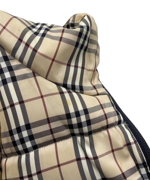 BURBERRY BLACK LABEL（バーバリーブラックレーベル）BURBERRY BLACK LABEL (バーバリーブラックレーベル) ダウンジャケット ベージュ×ブラック サイズ:SIZE Mの古着・服飾アイテム