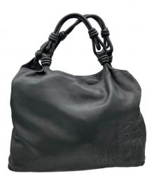 LOEWE（ロエベ）の古着「レザーバッグ」｜ブラック