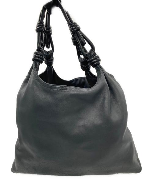 LOEWE（ロエベ）LOEWE (ロエベ) レザーバッグ ブラックの古着・服飾アイテム