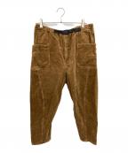 GRIP SWANYグリップスワニー）の古着「JOG 3D CORDUROY WIDE CAMP PANTS」｜ブラウン