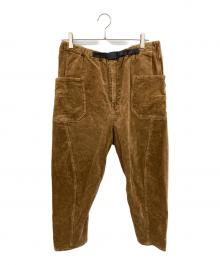 GRIP SWANY（グリップスワニー）の古着「JOG 3D CORDUROY WIDE CAMP PANTS」｜ブラウン