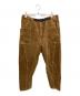 GRIP SWANY（グリップスワニー）の古着「JOG 3D CORDUROY WIDE CAMP PANTS」｜ブラウン