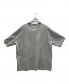 TTT MSWティー）の古着「半袖カットソー」｜ホワイト×グレー