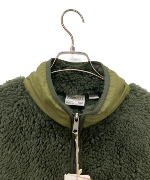 GRAMICCI（グラミチ）GRAMICCI (グラミチ) ボアジャケット ダークグリーン サイズ:Ｍ 未使用品の古着・服飾アイテム