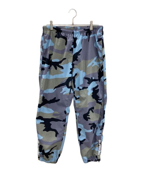 SUPREME（シュプリーム）SUPREME (シュプリーム) Reflective Camo Warm Up Pant ブルー×ネイビー サイズ:Ｍの古着・服飾アイテム