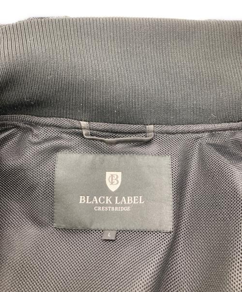 BLACK LABEL CRESTBRIDGE（ブラックレーベル クレストブリッジ）BLACK LABEL CRESTBRIDGE (ブラックレーベル クレストブリッジ) ブルゾン ブラック サイズ:Lの古着・服飾アイテム