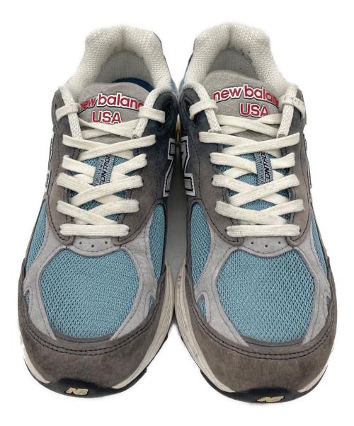 NEW BALANCE（ニューバランス）NEW BALANCE (ニューバランス) スニーカー グレー×ブルー サイズ:SIZE 25cmの古着・服飾アイテム