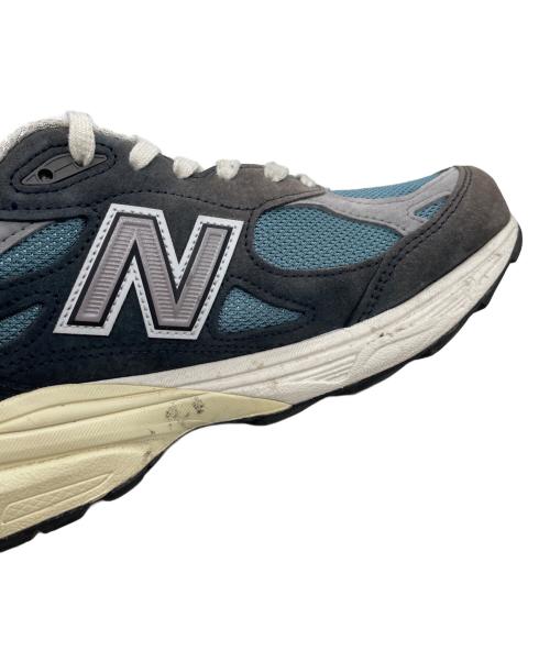NEW BALANCE（ニューバランス）NEW BALANCE (ニューバランス) スニーカー グレー×ブルー サイズ:SIZE 25cmの古着・服飾アイテム