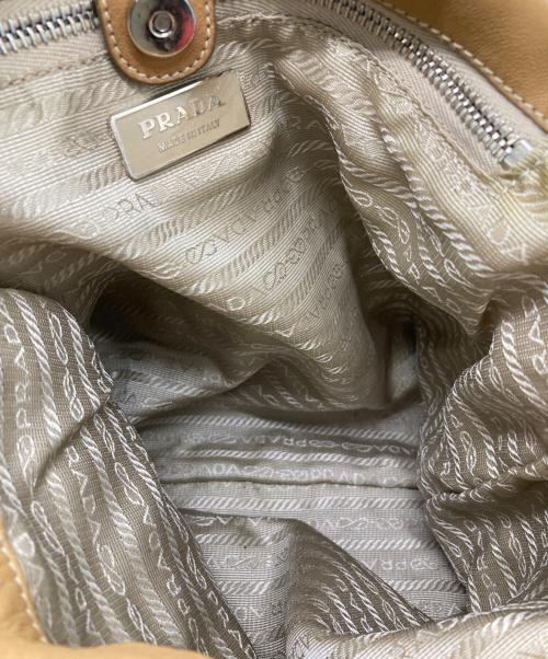 PRADA（プラダ）PRADA (プラダ) ハンドバッグ ブラウンの古着・服飾アイテム
