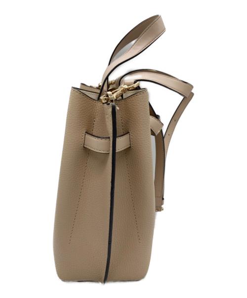 MICHAEL KORS（マイケルコース）MICHAEL KORS (マイケルコース) 2WAYショルダーバッグ ベージュの古着・服飾アイテム