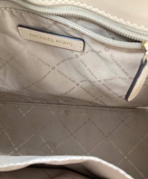 MICHAEL KORS（マイケルコース）MICHAEL KORS (マイケルコース) 2WAYショルダーバッグ ベージュの古着・服飾アイテム