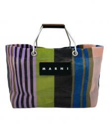 MARNI（マルニ）の古着「メッシュハンドバッグ」｜マルチカラー