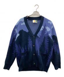 KITH（キス）の古着「厚手カーディガン」｜ブルー