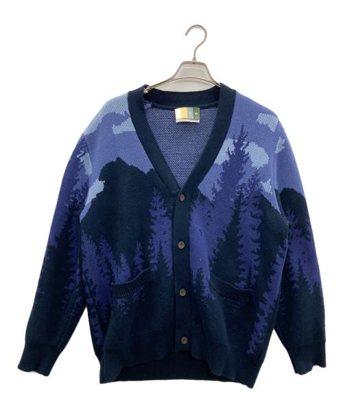 KITH（キス）KITH (キス) 厚手カーディガン ブルー サイズ:Lの古着・服飾アイテム