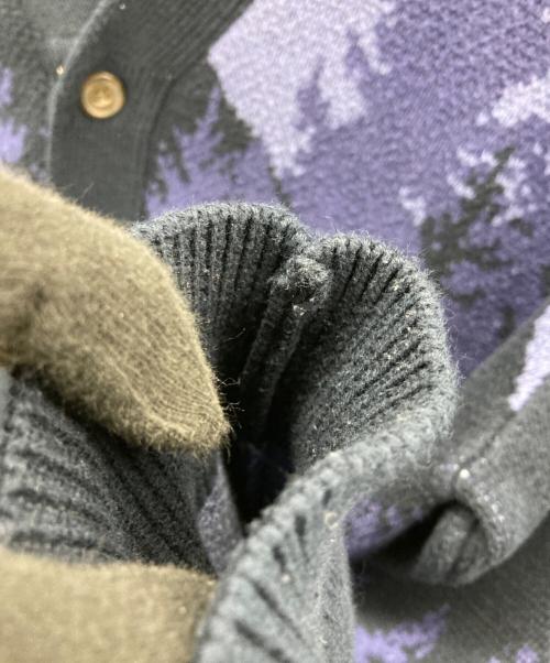 KITH（キス）KITH (キス) 厚手カーディガン ブルー サイズ:Lの古着・服飾アイテム