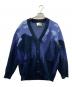 KITH（キス）の古着「厚手カーディガン」｜ブルー