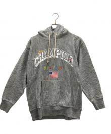 Champion（チャンピオン）の古着「リバースウィーブパーカー」｜グレー