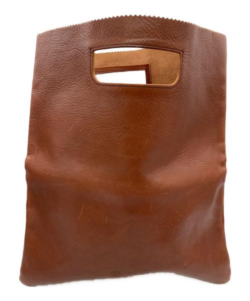 GANZO（ガンゾ）GANZO (ガンゾ) クラッチバッグ ブラウンの古着・服飾アイテム