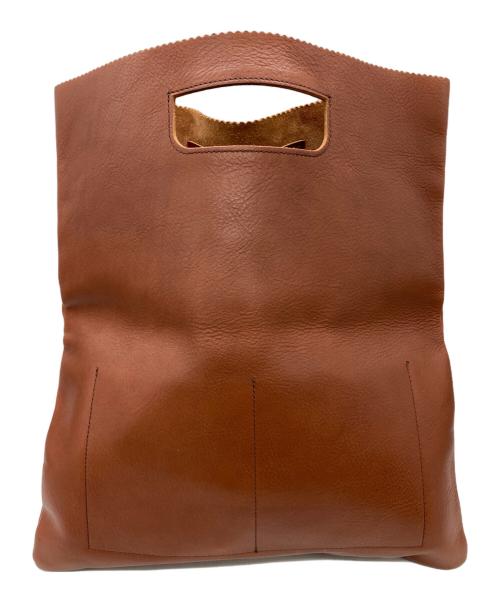 GANZO（ガンゾ）GANZO (ガンゾ) クラッチバッグ ブラウンの古着・服飾アイテム