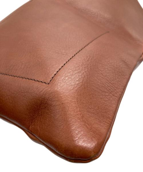 GANZO（ガンゾ）GANZO (ガンゾ) クラッチバッグ ブラウンの古着・服飾アイテム