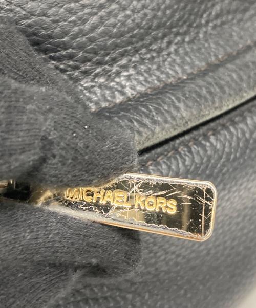 MICHAEL KORS（マイケルコース）MICHAEL KORS (マイケルコース) レザーリュック ブラックの古着・服飾アイテム