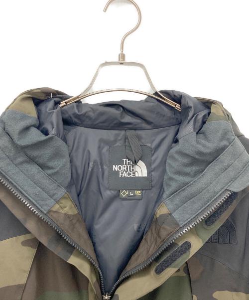 THE NORTH FACE（ザ ノース フェイス）THE NORTH FACE (ザ ノース フェイス) マウンテンパーカー ブラック×オリーブ サイズ:Lの古着・服飾アイテム