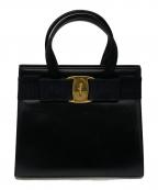 Ferragamoフェラガモ）の古着「ハンドバッグ」｜ブラック