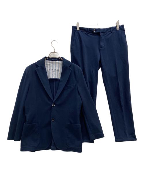 CIRCOLO 1901（チルコロ1901）CIRCOLO 1901 (チルコロ1901) セットアップ ネイビー サイズ:44の古着・服飾アイテム