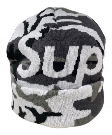 中古・古着通販】SUPREME (シュプリーム) キャップ グレー×ホワイト