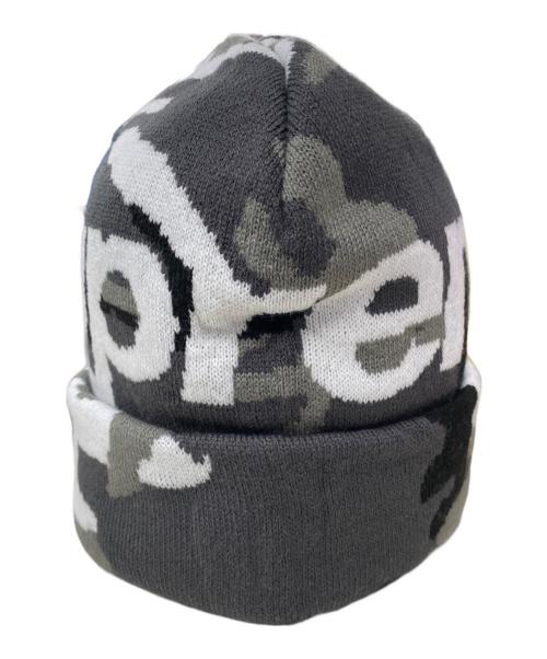 SUPREME（シュプリーム）SUPREME (シュプリーム) キャップ グレー×ホワイトの古着・服飾アイテム