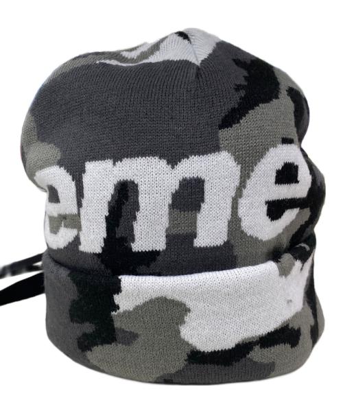 SUPREME（シュプリーム）SUPREME (シュプリーム) キャップ グレー×ホワイトの古着・服飾アイテム