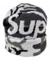 SUPREME（シュプリーム）の古着「キャップ」｜グレー×ホワイト