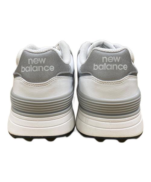NEW BALANCE（ニューバランス）NEW BALANCE (ニューバランス) ゴルフシューズ ホワイト×グレー サイズ:25の古着・服飾アイテム
