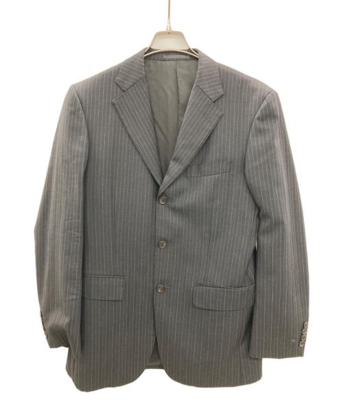 ERMENEGILDO ZEGNA（エルメネジルド・ゼニア）ERMENEGILDO ZEGNA (エルメネジルド・ゼニア) PAUL SMITH (ポールスミス) セットアップスーツ グレー サイズ:Lの古着・服飾アイテム